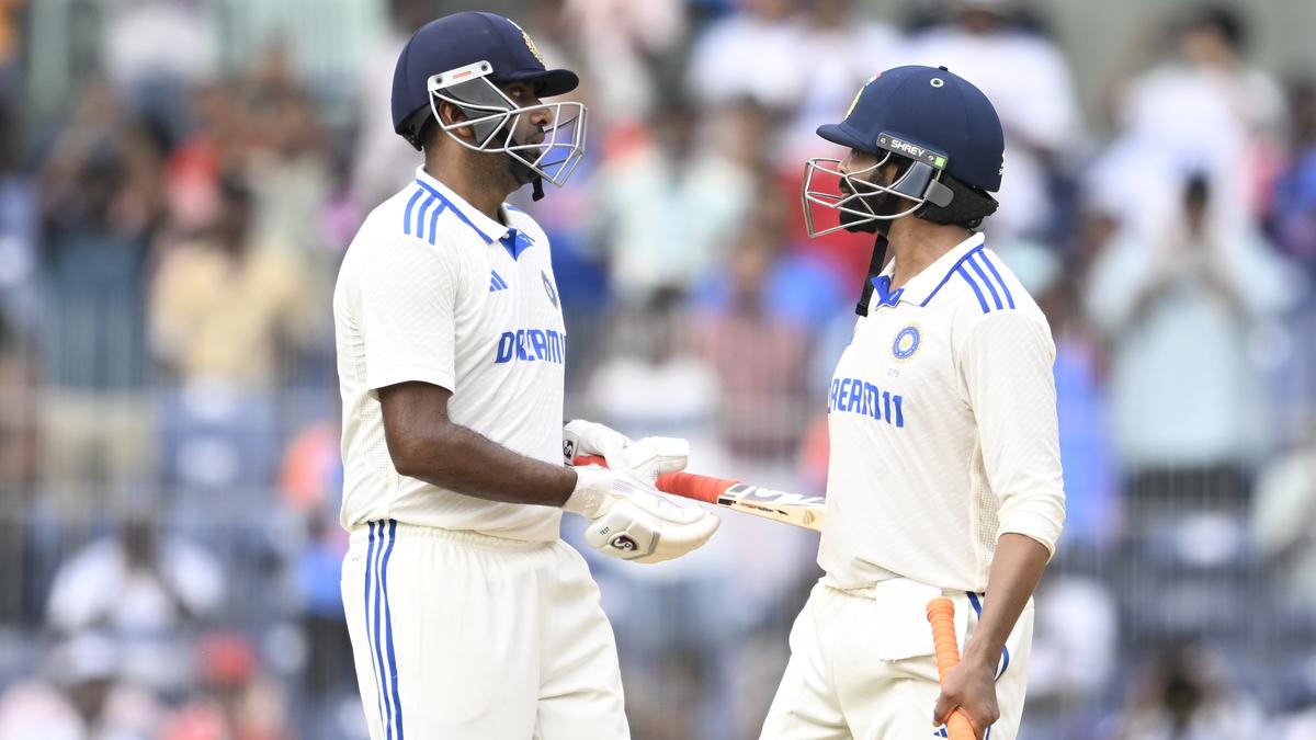 IND vs BAN, 1st Test: Ashwin, Jadeja record highest seventh-wicket partnership at Chepauk